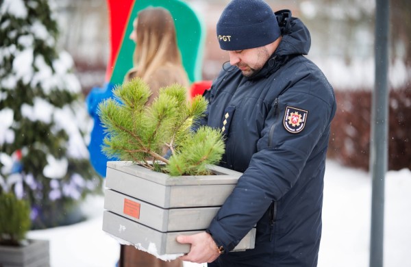 Kalėdinių eglučių miestelio kūrėjams – dovanos