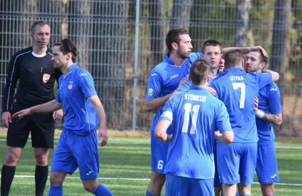 Istorinė FK „Lietava“ komandos pergalė Visagine