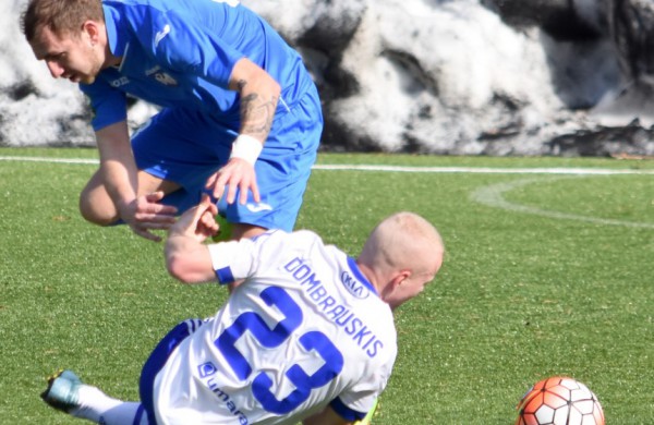 Istorinė FK „Lietava“ komandos pergalė Visagine