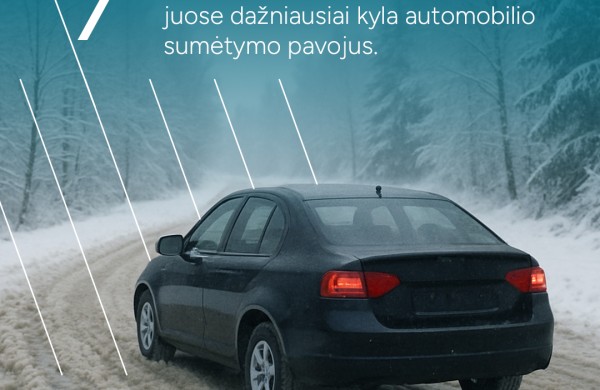 Tęsiantis smarkiam snygiui, „Via Lietuva“ vairuotojams primena svarbiausią informaciją, kaip elgtis kelyje
