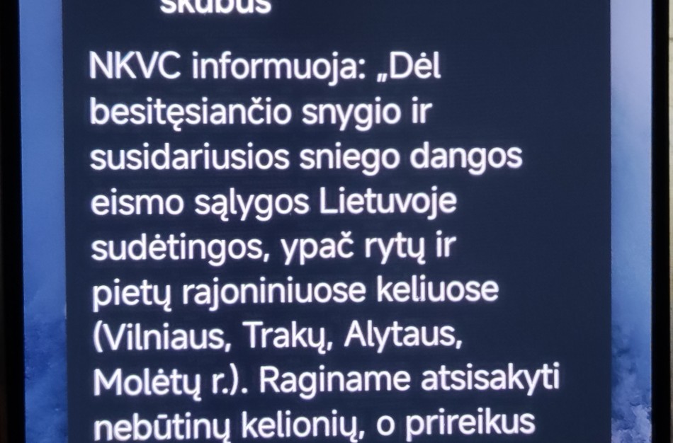 Jonavietė piktinasi: įspėjimai ateina apie Trakus ir Alytų