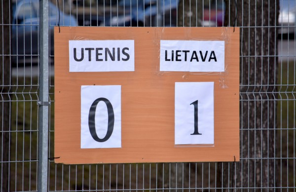 Istorinė FK „Lietava“ komandos pergalė Visagine