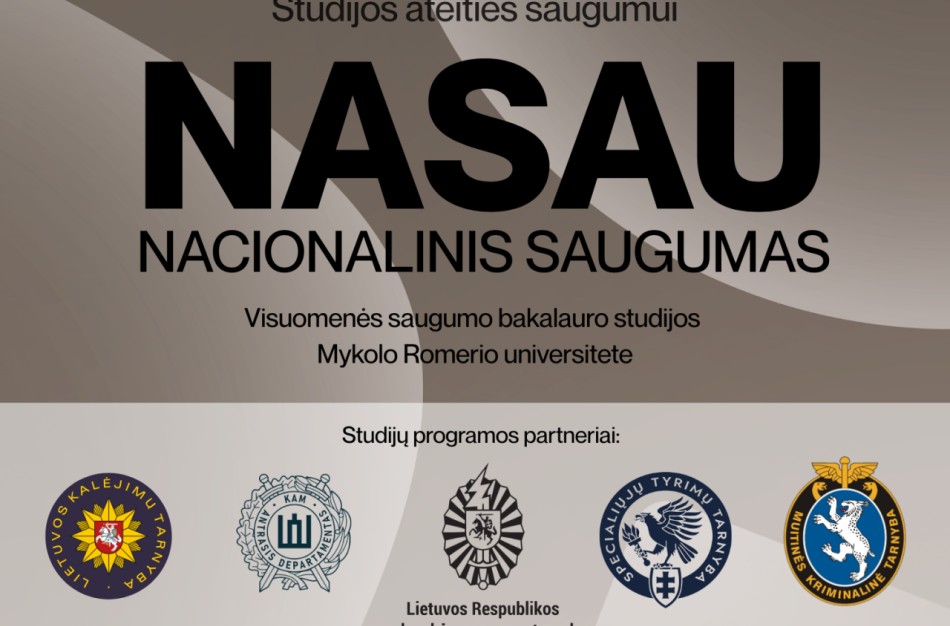 Lietuvoje pristatoma analogų neturinti studijų programa „Nacionalinis saugumas“ – ruoš specialistus, atsakingus už valstybės saugumą