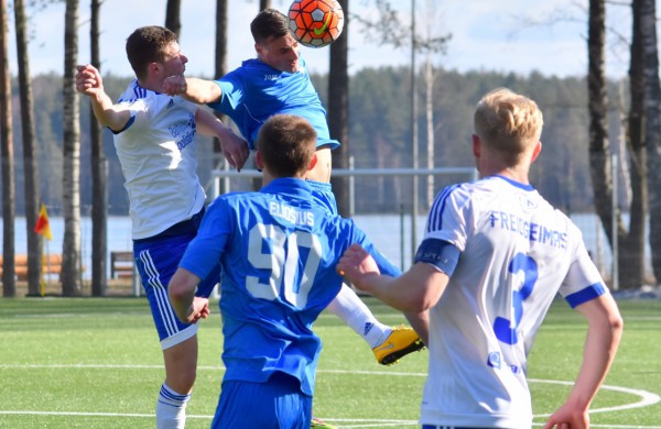 Istorinė FK „Lietava“ komandos pergalė Visagine