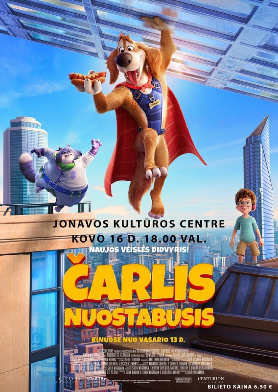 ANIMACINIS FILMAS: Čarlis nuostabusis