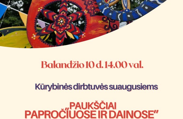 Balandžio mėnesio renginiuose Jūsų laukia Jonavos kultūros centras