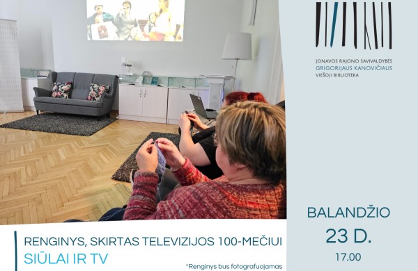 Balandis Jonavos Grigorijaus Kanovičiaus bibliotekoje