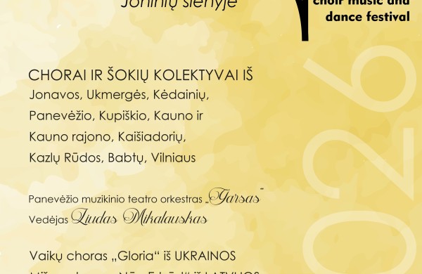 Gegužės renginiuose Jūsų laukia Jonavos kultūros centras
