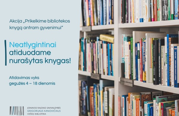 Biblioteka laukia Jūsų gegužės mėnesio renginiuose