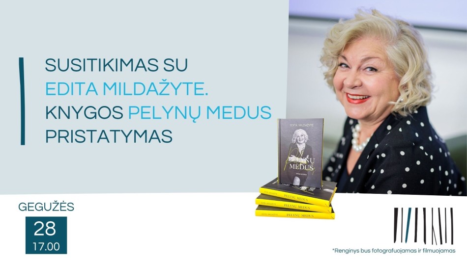 Editos Mildažytės knygos „Pelynų medus“ pristatymas