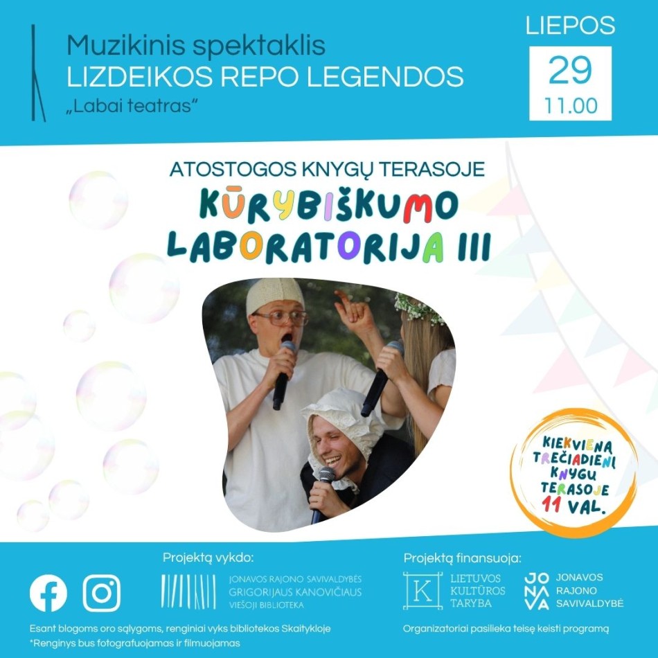 Muzikinis spektaklis „Lizdeikos repo legendos“