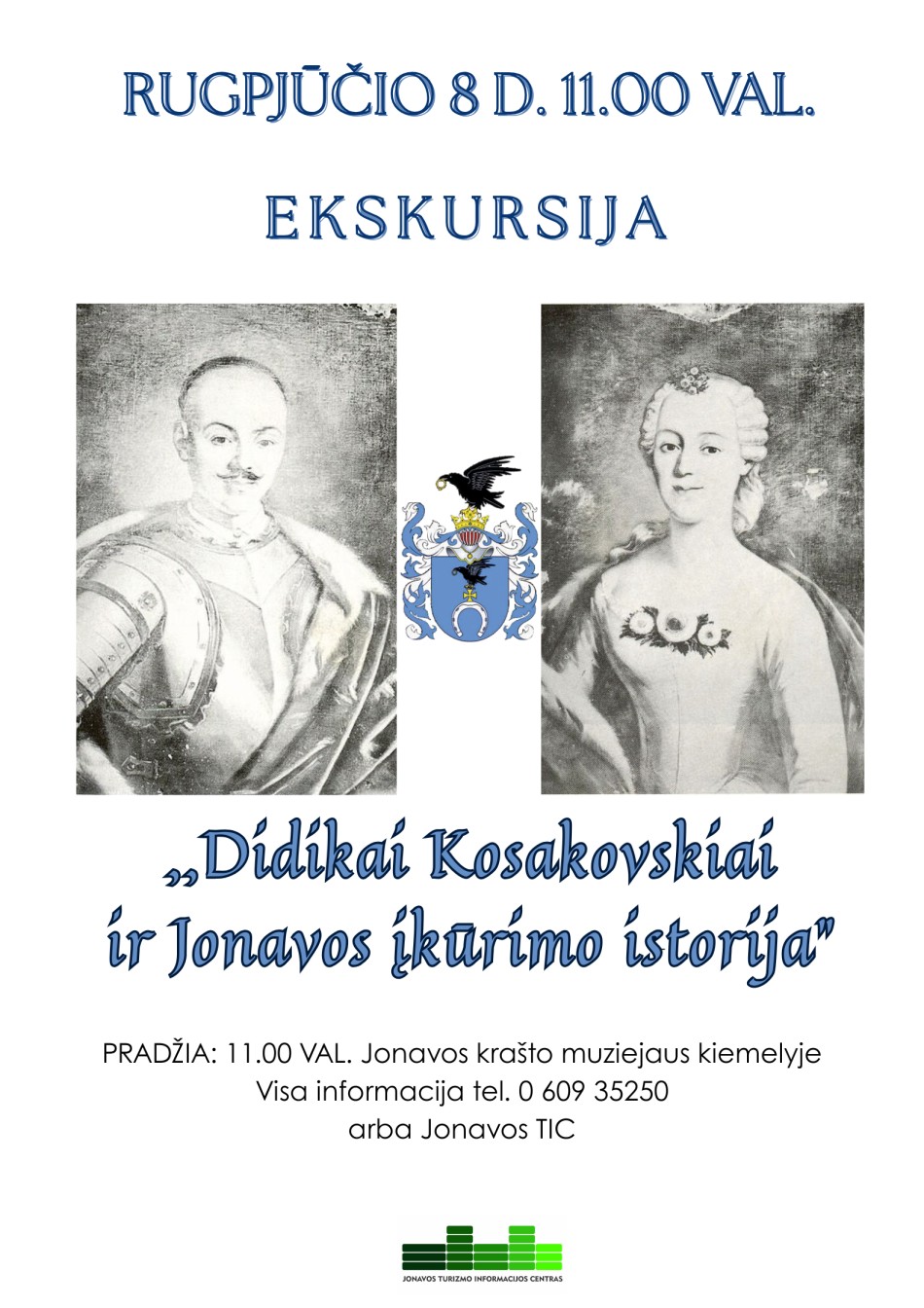 Ekskursija „Didikai Kosakovskiai ir Jonavos įkūrimo istorija“