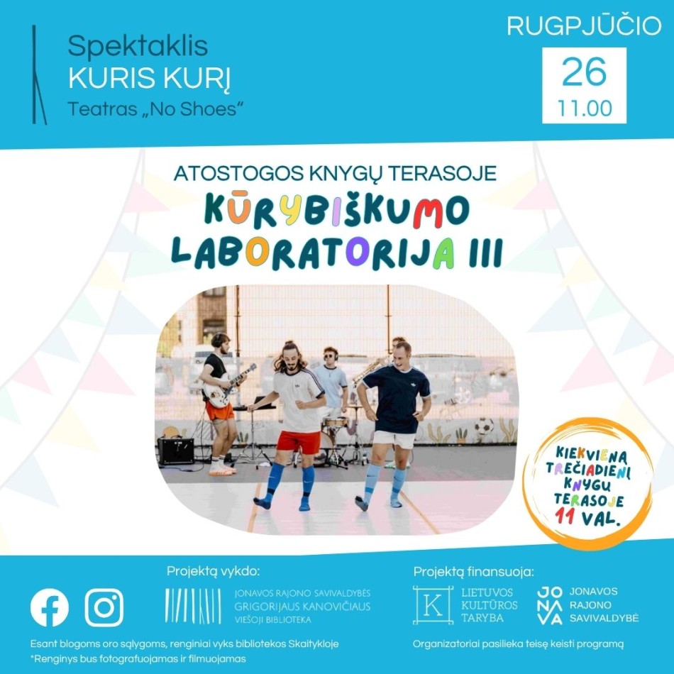 Šokio spektaklis „Kuris kurį“ (Teatras „No Shoes“) 