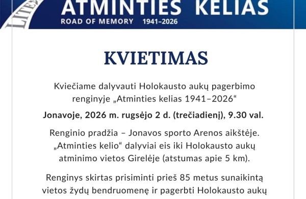 Rugsėjo renginiai JKC