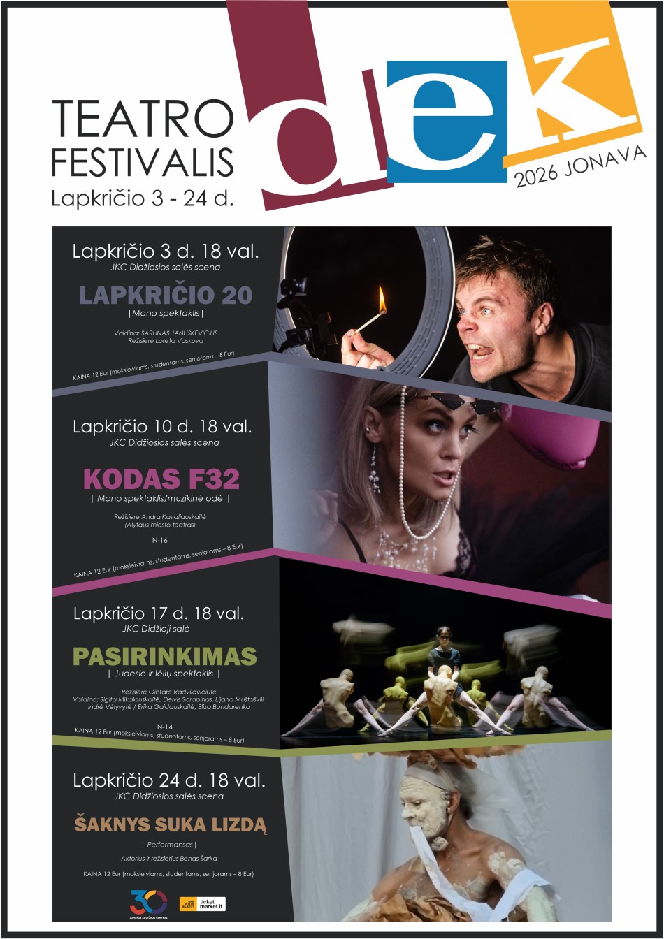 Teatro festivalis DEK 2026