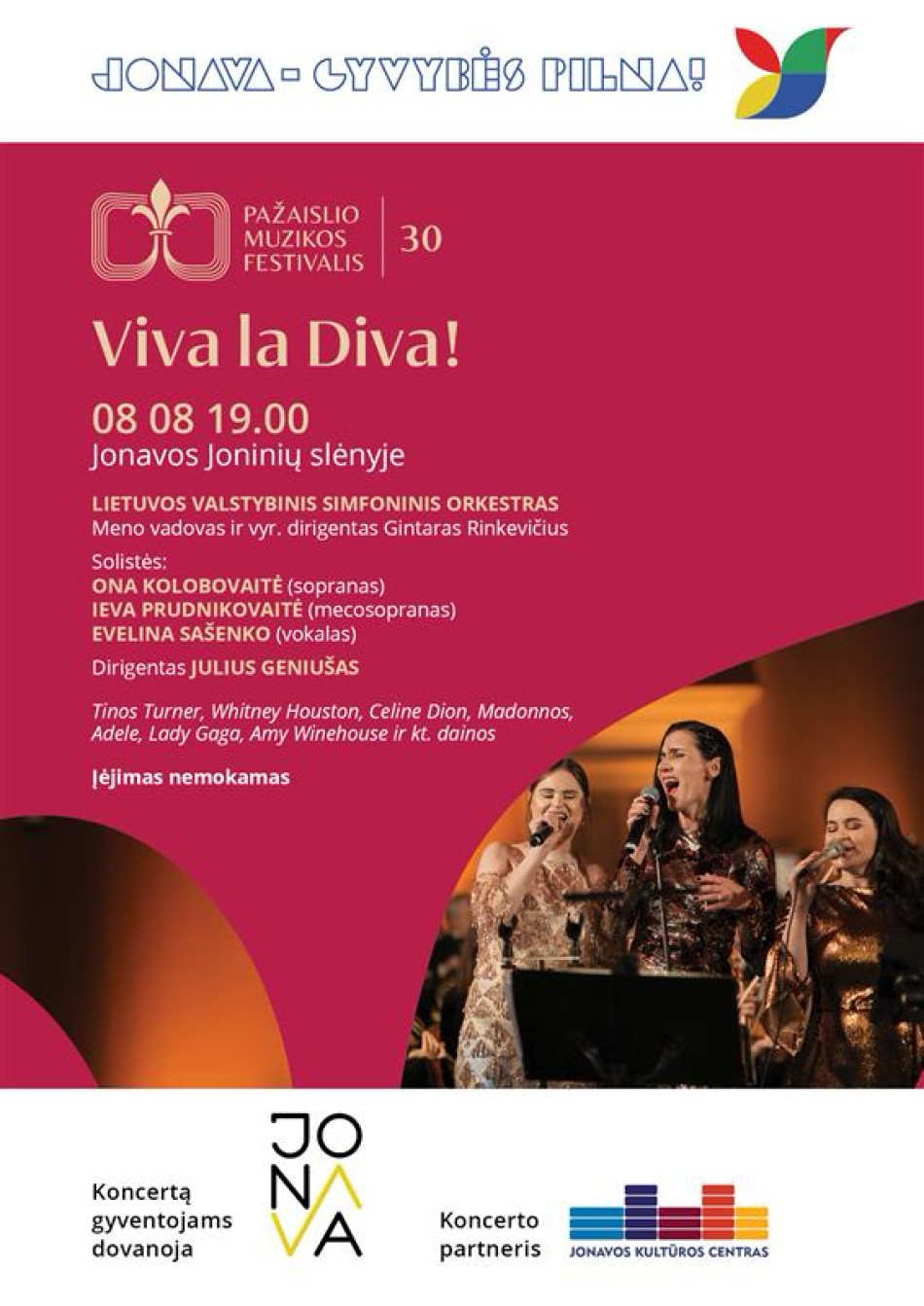 Pažaislio muzikos festivalio koncertas „Viva la Diva“