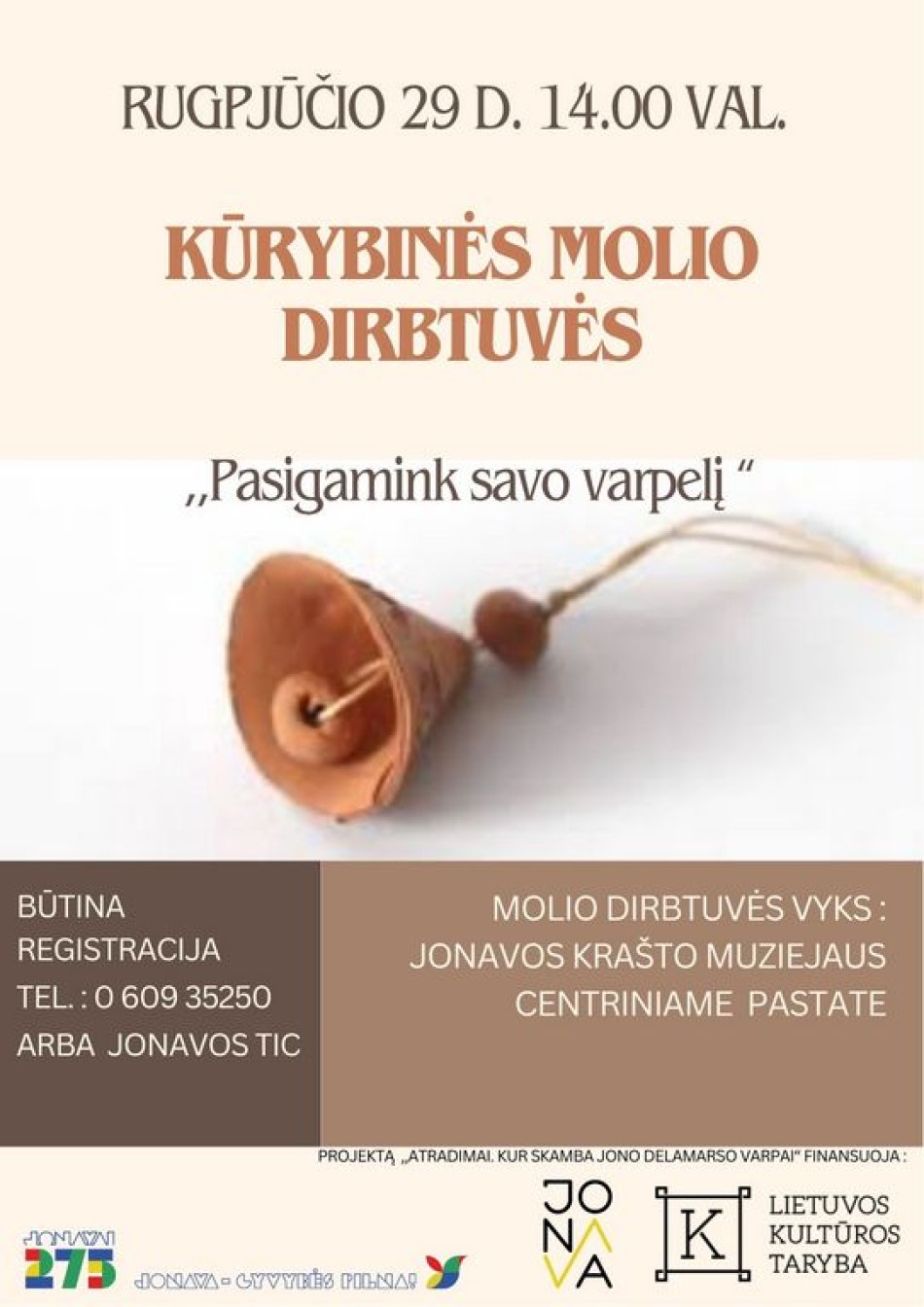 Kūrybinės molio dirbtuvės