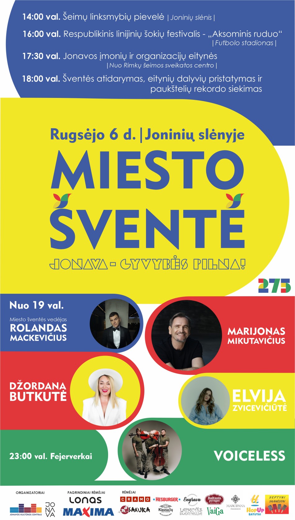 Jonavos miesto šventė 275