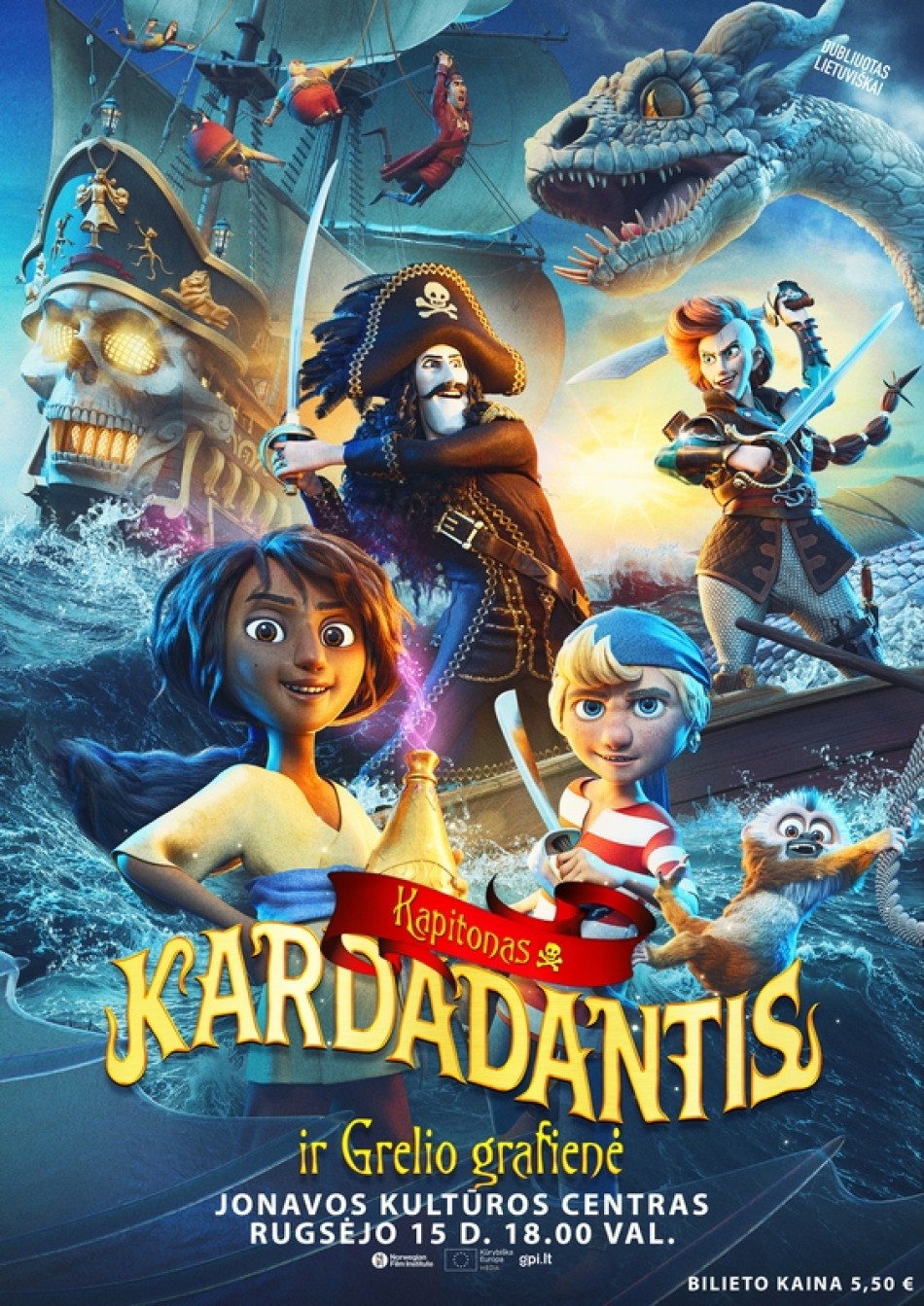 ANIMACINIS FILMAS: KAPITONAS KARDADANTIS IR GREILIO GRAFIENĖ