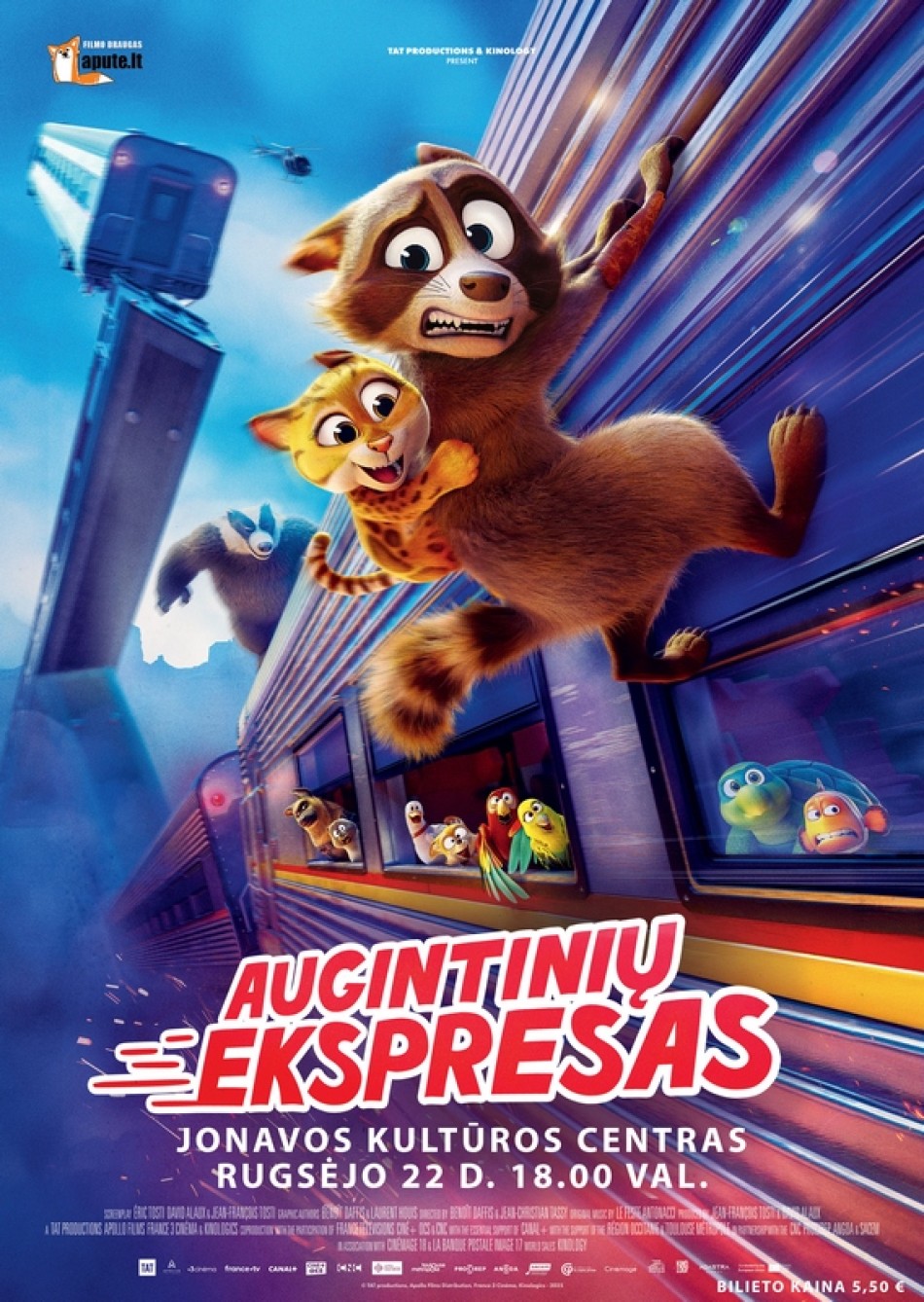 ANIMACINIS FILMAS: AUGINTINIŲ EKSPRESAS