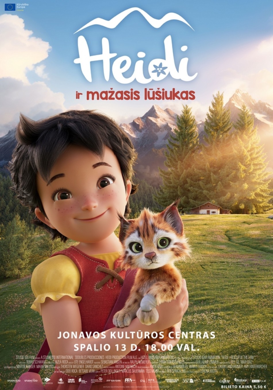 ANIMACINIS FILMAS: HEIDI IR MAŽASIS LŪŠIUKAS