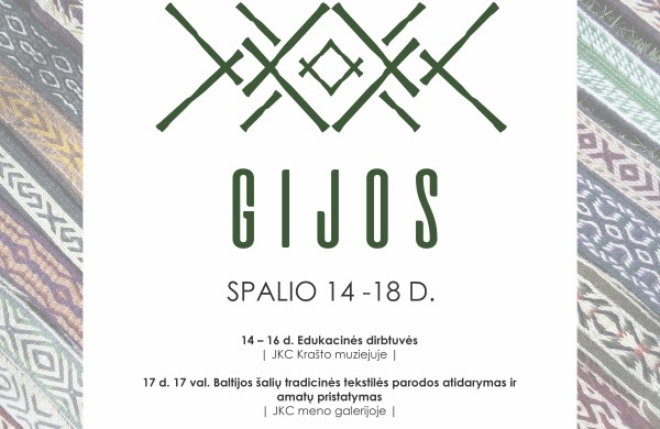 JKC kviečia į spalio mėnesio renginius 