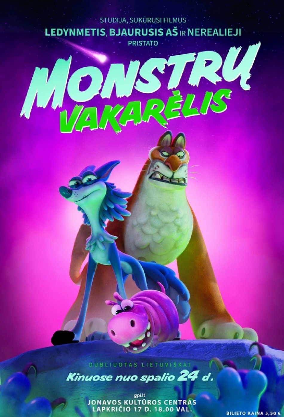 ANIMACINIS FILMAS: MONSTRŲ VAKARĖLIS