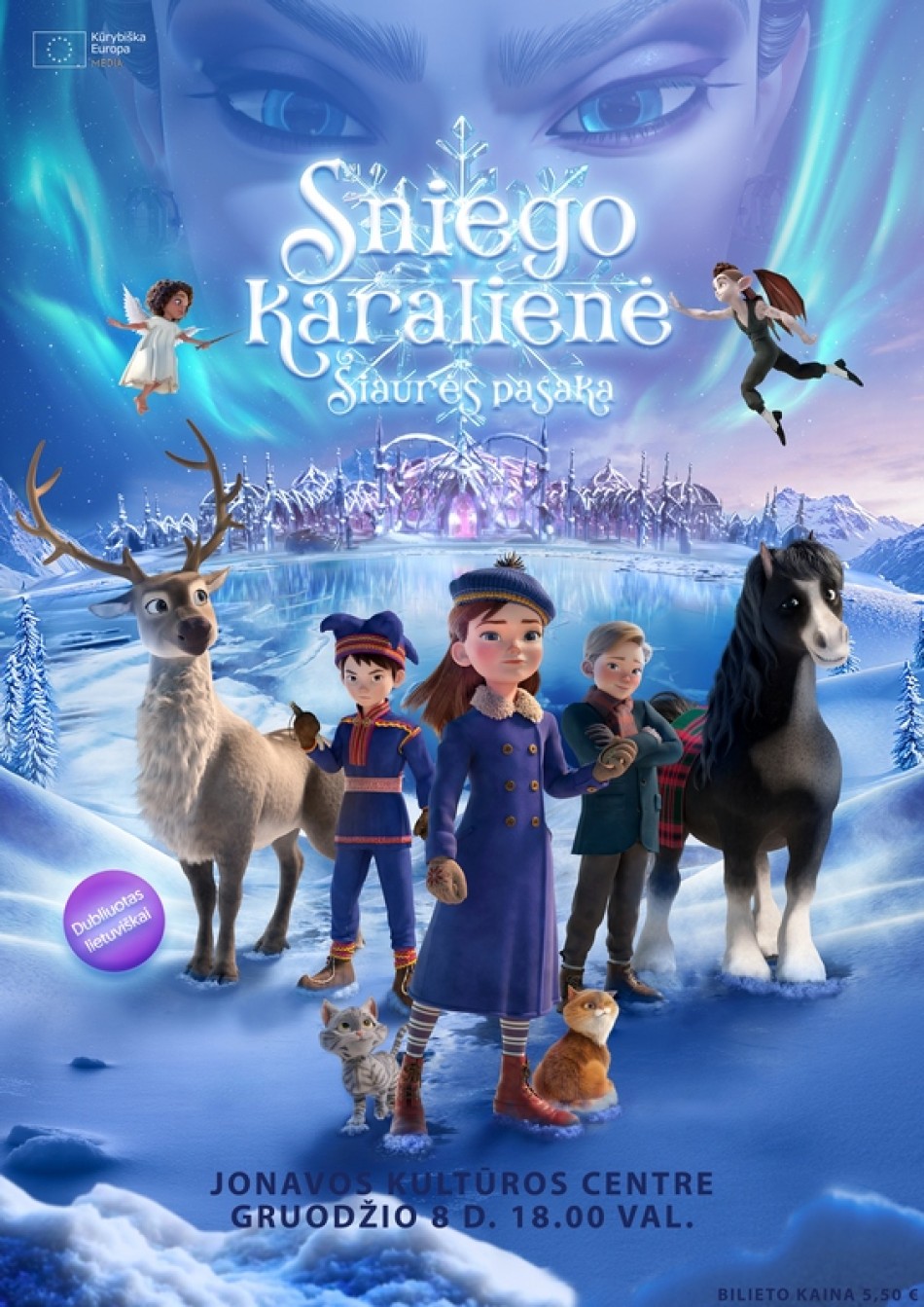 ANIMACINIS FILMAS: Sniego karalienė: Šiaurės pasaka